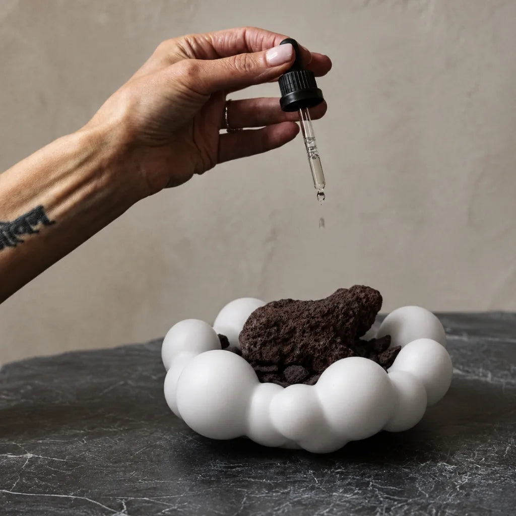 Lava Stone Bowl Diffuser Lunera cu rocă vulcanică naturală