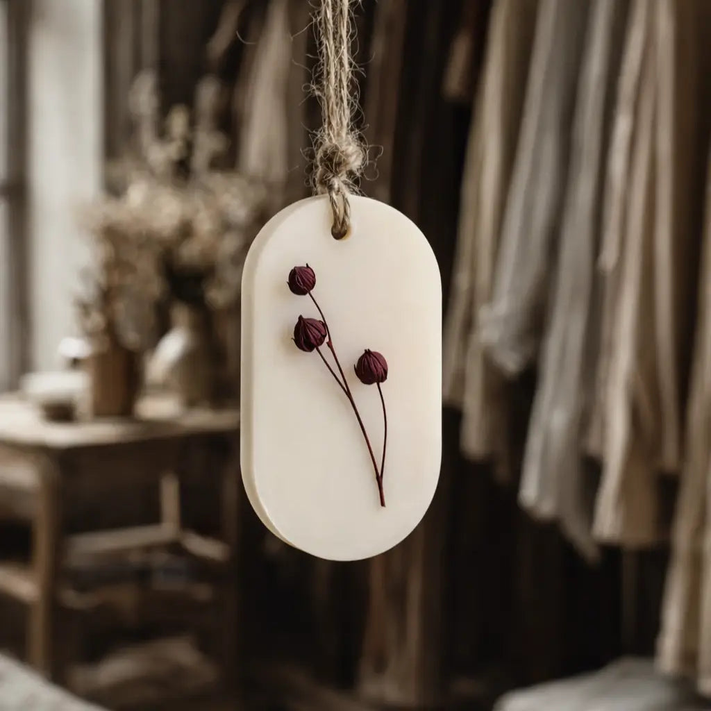 Odorizant dulap haine din ceară de soia 25 g, aromă Cireșe Negre (Black Cherry), decor botanic, lifestyle