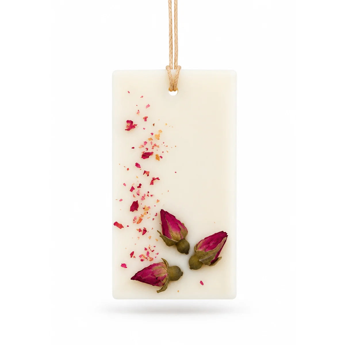 Odorizant de dulap din ceară de soia Trandafir & Ambră, 25 g – Lunera