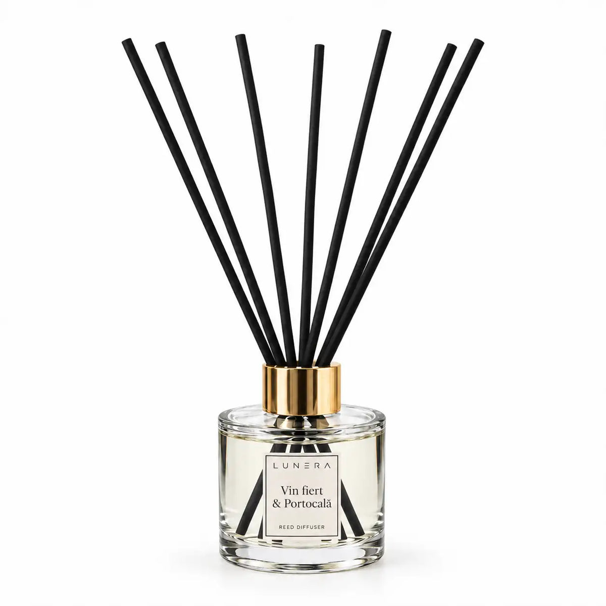 Parfum de cameră cu bețișoare Vin fiert & Portocală Lunera