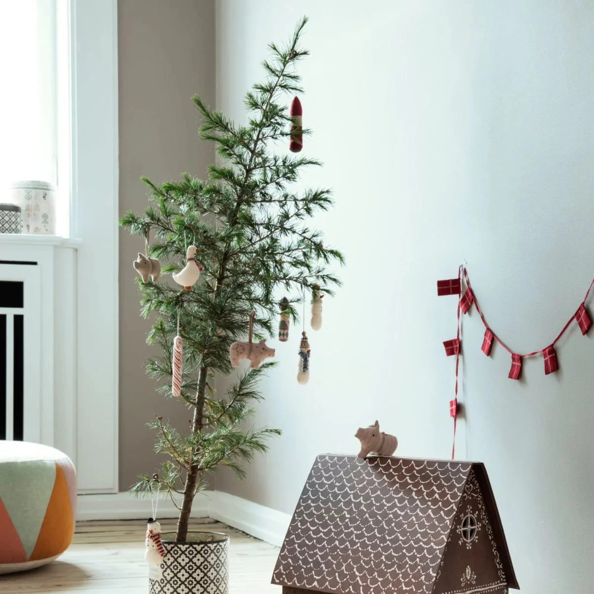 Maileg – Moș Crăciun, șnur inclus, decor festiv