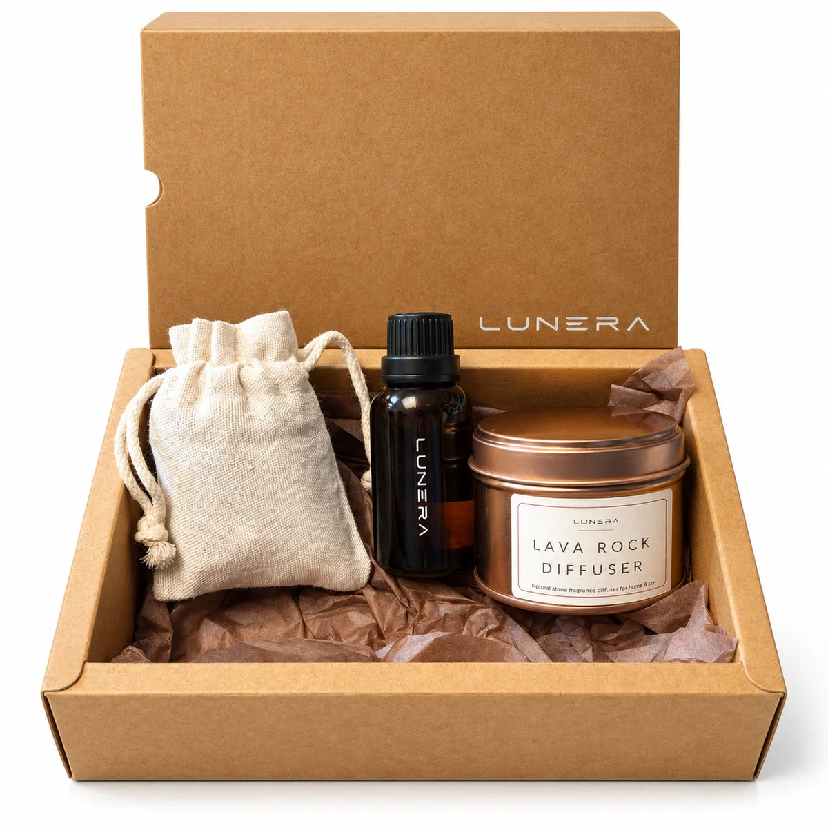 Ambalare cadou premium pentru Lava Rock Diffuser Lunera