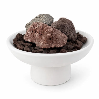 Difuzor parfum cu rocă vulcanică și suport ceramic handmade Lunera
