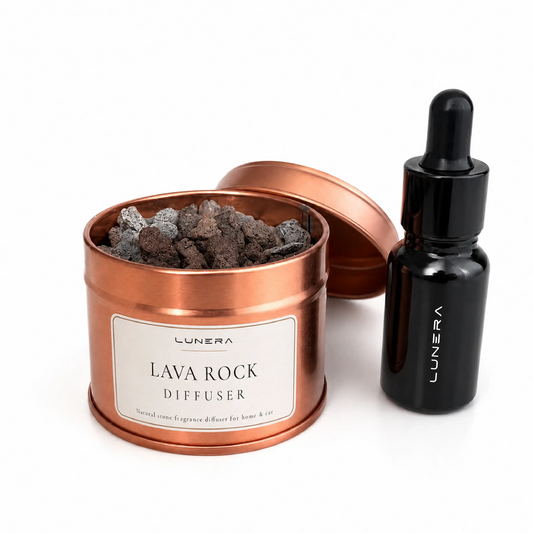 Odorizant auto cu rocă vulcanică Lava Rock Diffuser Lunera