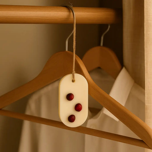 Plăcuță odorizant pentru dulap, aromă merișoare & fructe de iarnă, handmade România