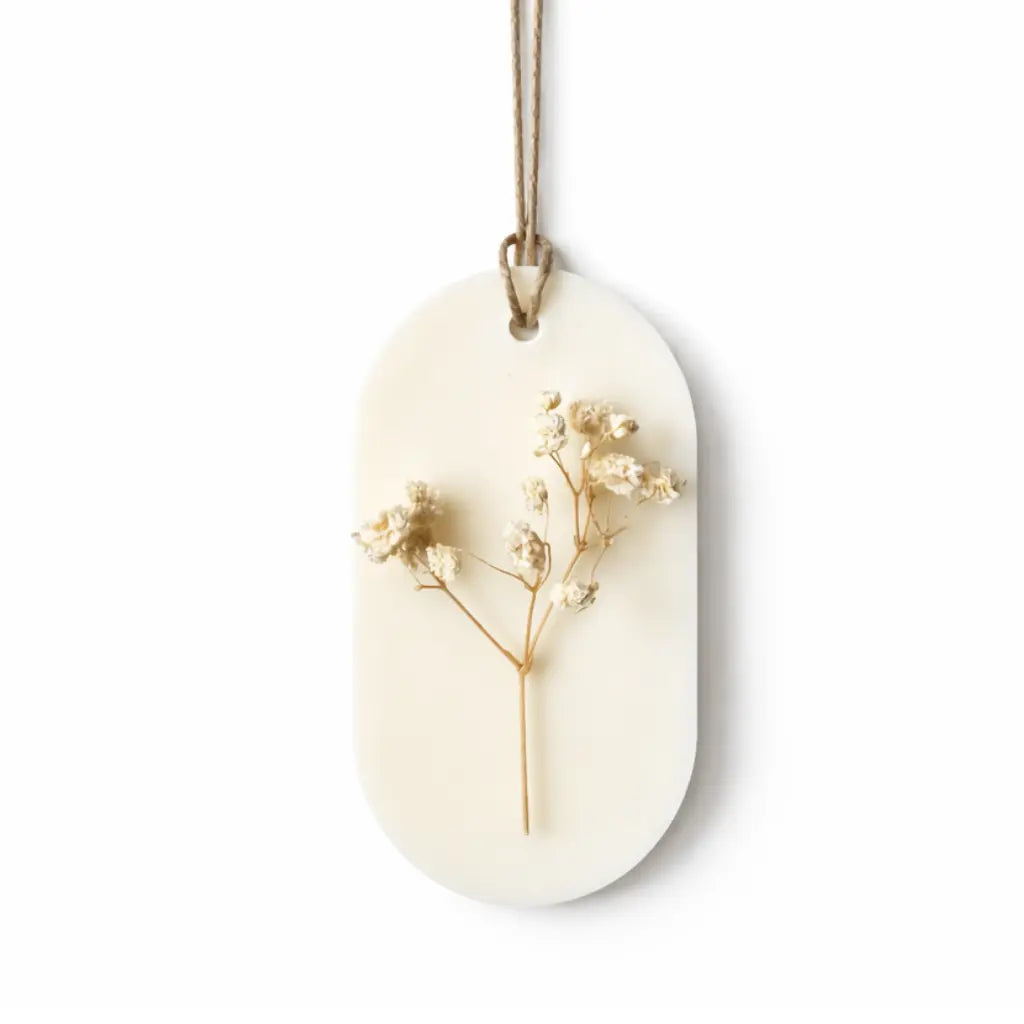 Odorizant dulap haine din ceară de soia 25 g, decor cu flori uscate – Frezie & Magnolie