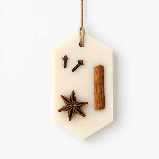 Odorizant dulap din ceară de soia – Turtă dulce (gingerbread), decor anason, scorțișoară, cuișoare – 25 g – Lunera