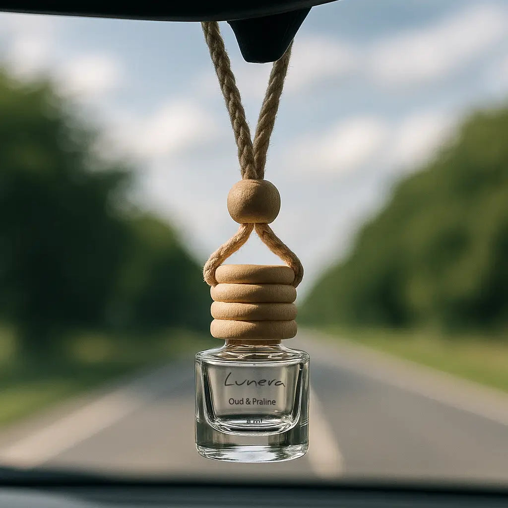 Odorizant lux oud praline agățat de oglinda auto
