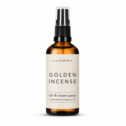 Parfum auto Lunera Golden Incense în sticlă amber