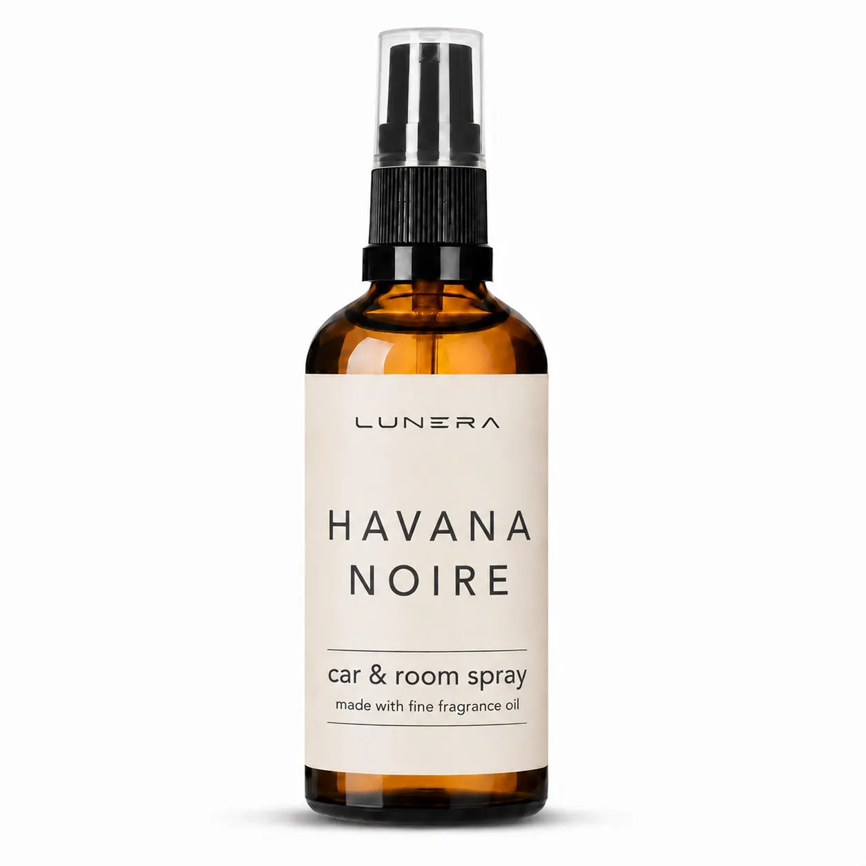 Parfum auto Lunera Havana Noire în sticlă amber