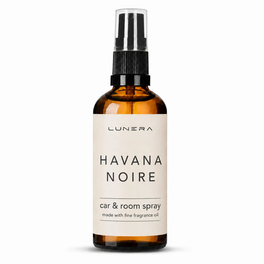 Parfum auto Lunera Havana Noire în sticlă amber