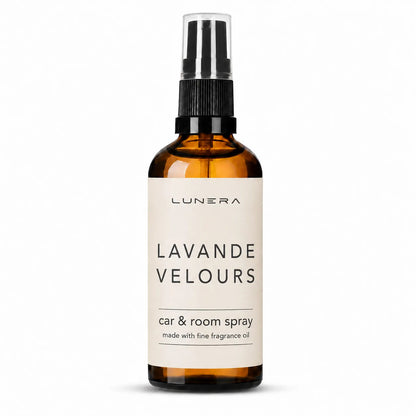 Parfum auto Lunera Lavande Velours în sticlă amber