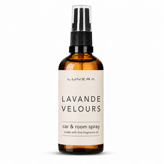 Parfum auto Lunera Lavande Velours în sticlă amber