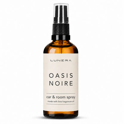 Parfum auto Lunera Oasis Noire în sticlă amber