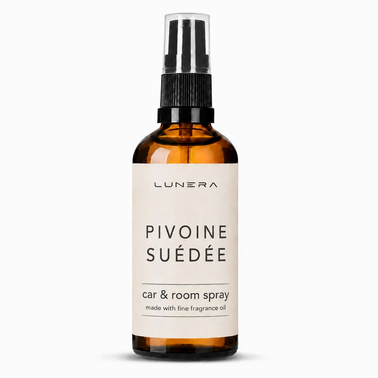 Parfum auto Lunera Pivoine Suédée în sticlă amber