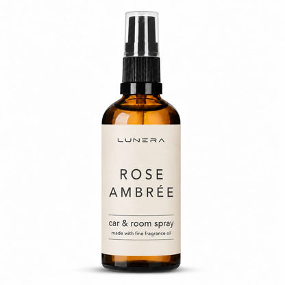 Parfum auto Lunera Rose Ambrée în sticlă amber