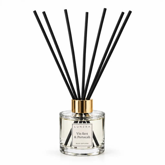 Parfum de cameră cu bețișoare Vin fiert & Portocală Lunera