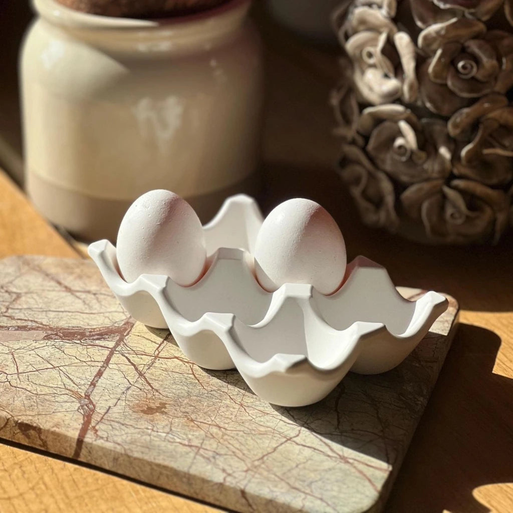 Suport pentru 6 ouă din Jesmonite lifestyle