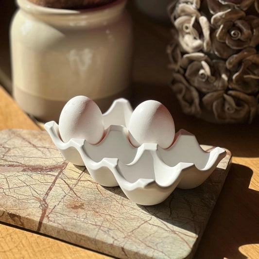 Suport pentru 6 ouă din Jesmonite lifestyle